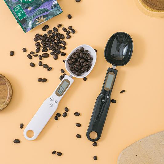 Digital measuring spoon scale for food and kitchen ingredients